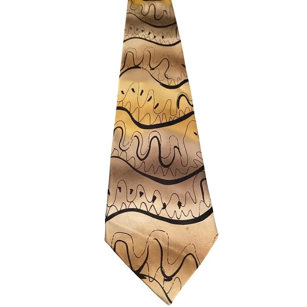 J. Garcia Thistle Ghost Limited Edition Collection 40 Abstract Silk‎ Tie
